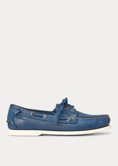 Zapatos De Barco Polo Ralph Lauren Hombre Azul Marino - Merton Leather - DMZHI7684